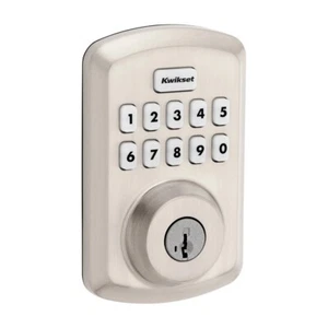 Kwikset SmartCode Satin Nickel Zinc Electronic Deadbolt - Picture 1 of 1