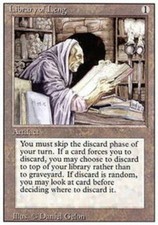 Library of Leng ~ Damaged 3rd Edition Revised MTG Magic UltimateMTG Artifact Car