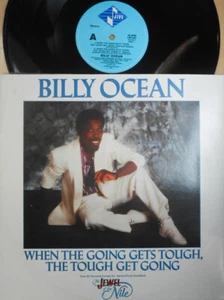 Billy Ocean ORIG OZ PS 12 When the going gets tough VG+ ’85 Jive ynth Pop - Picture 1 of 1