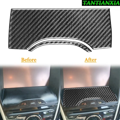 Tablero de instrumentos interior de fibra de carbono real para Ford Focus 2011-2018 Foto 1 de 4