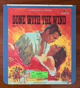 Gone With The Wind Laser Videodisc 1985 - 2-Discs Parts 1 & 2 MGM/UA Home Video - Picture 1 of 4