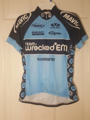 Camiseta esportiva azul respirável VOLER feminina tamanho XS atlética CICLISMO  - Imagem 1 de 3