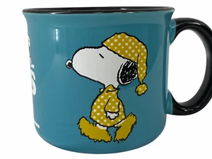 Peanuts Snoopy Pijama Todo el Día Taza de Café Sombrero Zapatillas Taza de Té 16 OZ - Imagen 1 de 4