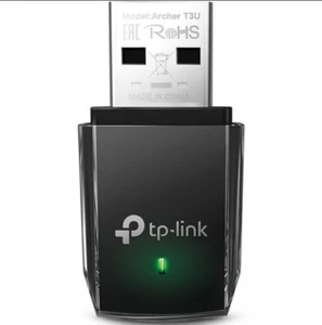 TP Link AC1300 Mini Size Wireless MU-MIMO USB Adapter Archer T3U - Black - Photo 1/2