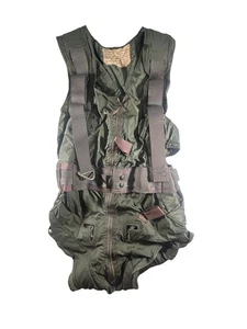 Vietnamkrieg US Navy MA-2 Integrated Torso Harness Flight Suit 1970 Size 11XR - Bild 1 von 4