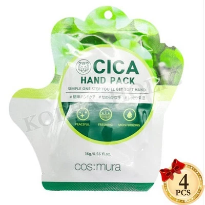 COSMURA Cica Hand Pack 16g x 4EA Moisturizing Hand Care Korea Cosmetics K-Beauty - Image 1 of 4
