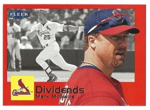2000 Fleer Tradition Dividends #13 Mark McGwire St. Louis Cardinals BV$1.25 - Picture 1 of 1