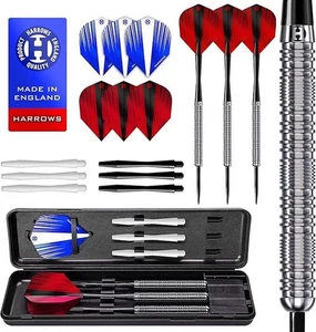 Harrows 16 Stück 90% Tungsten Steel Tip Darts Set - 25g - Silber - Bild 1 von 6