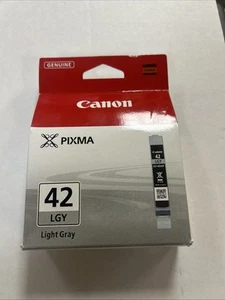 Canon CLI-42LGY Light Grey INK Cartridge for PIXMA Pro-100 - NEW - Zdjęcie 1 z 2