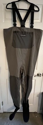 Simms Tributary Waders Uomo Large King Nuovo con etichette Pesca a Mosca Calza Asciugatura - Immagine 1 di 4