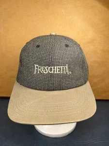 Vintage Freschetta Oven Baked Pizza Legend USA Made Strapback Buckle Hat Promo - Picture 1 of 8