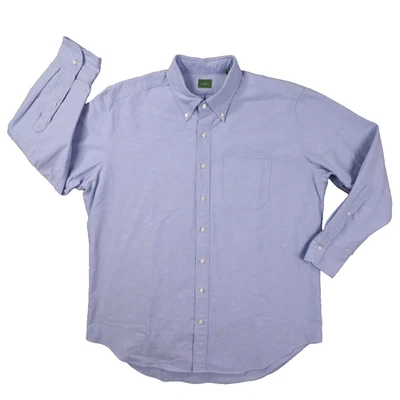 Sid Mashburn Blue Oxford Long Sleeve Button Up Dress Shirt Men's 17/34 - Image 1 of 4