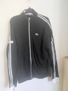 Lacoste Nero Funnel Beck Maglia Felpa con Cappuccio e Cerniera Taglia 5 (T21) - Foto 1 di 9