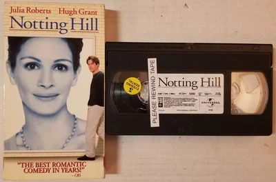 📼 VINTAGE 📼 Notting Hill 📼 (VHS, 1999) 📼 Former Rental 📼 TESTED 📼 - Image 1 of 2