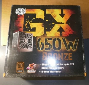 CoolerMaster GX 650W Power Supply - NEW - Picture 1 of 5