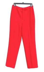 Linda Allard Ellen Tracy Pants Sz 6 Orange Wool Dress Casual Women's Slacks S  - Picture 1 of 5