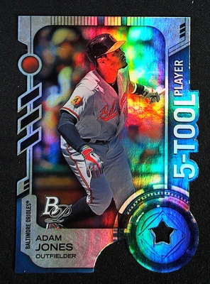 Bowman Platinum Toolsy 2014 troquelado 5 herramientas Adam Jones #5TDC-AJ Foto 1 de 2