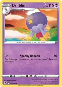 Drifblim Astral Radiance Pokémon TCG 064/189	Regular Uncommon ࿊																	 - Picture 1 of 1