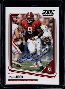 2018 Score #402 Da'Shawn Hand Rookie Autographs - Picture 1 of 2