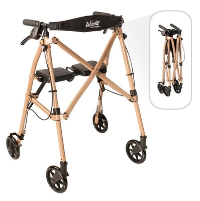 Wonder Able Life Space Saving Rollator Walker Short Lightweight Foldable 4230-DS - Image 1 of 4