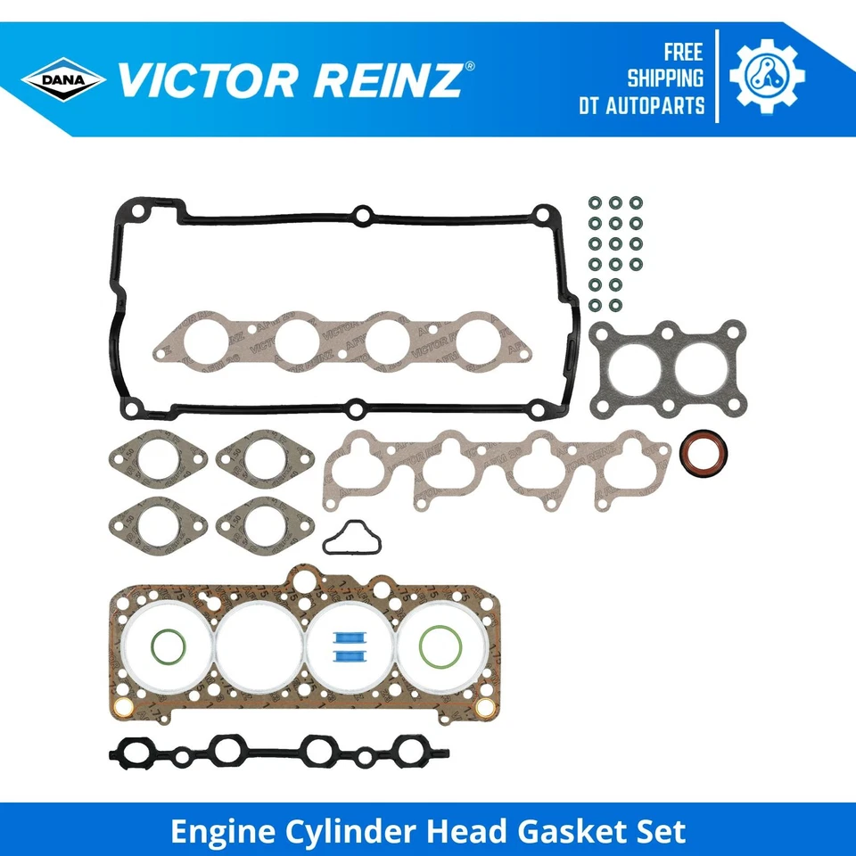 Комплект прокладок головки блока цилиндров двигателя 1,8 л 1987-1989 Volkswagen Golf Victor Reinz - Изображение 1 из 1