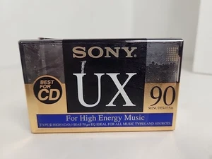 Nastro cassetta vuoto sigillato in fabbrica Sony UX 90 Type II High Bias Giappone - Foto 1 di 7