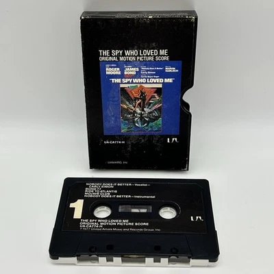 The Spy Who Loved Me Original Motion Picture Score (Cassette Tape, 1977, UA) - Image 1 of 4