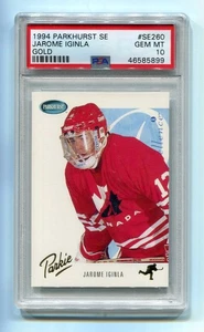 Parkhurst SE 1994 dorado SE260 Jarome Originla radiocontrol novato PSA 10 gemas como nuevo patio Canadá - Imagen 1 de 2