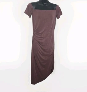 Lulus Asymmetrical Hem Dress Mauve Size L Soft - Picture 1 of 12