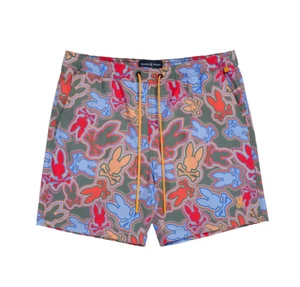 PYSCHO BUNNY MENS SHORT GREEN B6W370B2SW GREEN - Picture 1 of 1