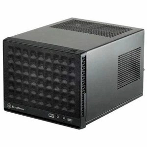 Silverstone SST-SG13B-C (Black, Mesh Front Panel, Type-C Port) Mini-DTX/Mini-ITX - Picture 1 of 3