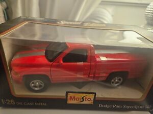 Maisto 1:26 Special Edition Dodge Ram SuperSport (SS/T) 1997 RED 31930 RARE