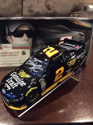 Brad Keselowski Miller 2015 borrador genuino autografiado firmado acción 1/24 con certificado de autenticidad Foto 1 de 4