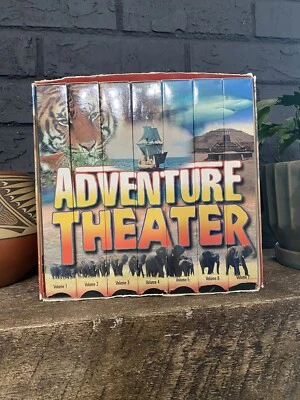Vtg Adventure Theater VHS Tape Set Rare Box Outdoor Nature OOP HTF Collect Video - Image 1 of 4
