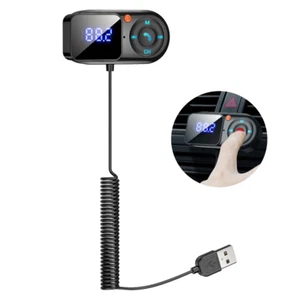 FM Transmitter Modulator Car MP3 Player Receiver 3.5Mm AUX Bluetooth-Compatible - Picture 1 of 12