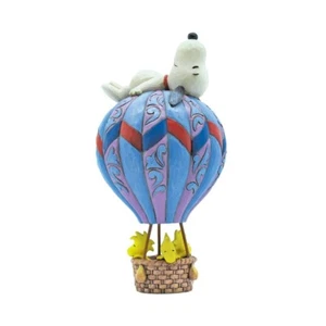 Peanuts by Jim Shore Snoopy Laying on Hot Air Balloon - Picture 1 of 3