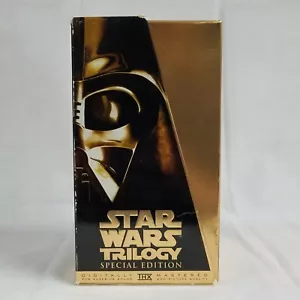 1997 Star Wars Trilogy Special Edition 3 Tape VHS Box Set Digitally Mastered THX - Imagen 1 de 8