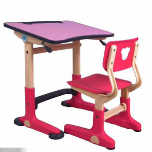 Children's adjustable Desk and Chair Set_ for kids 2-7 year old