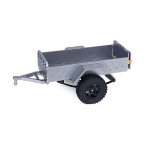 Metal Trailer for 1/24 RC Crawler 1/18 TRX4M Defender Bronco K10 SCX24 FMS FCX24 - Picture 1 of 23