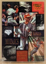 1996 Zenith MOZAICS Ivan Rodriguez Juan Gonzalez Will Clark #2 HOF TEXAS RANGERS