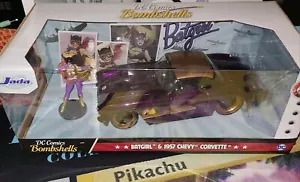 DC COMICS BOMBSHELLS DIE CAST 1/24 BATGIRL & 1957 CHEVY CORVETTE MINT IN BOX - Picture 1 of 1