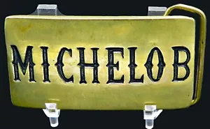 Michelob Beer Baron Buckles Brass Vintage Belt Buckle - Picture 1 of 4