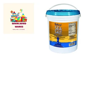 Sea Salt, Fine Crystal, Specialty Imported Food, 27.55-Pound Bucket - Picture 1 of 2