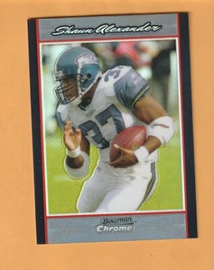 Shaun Alexander Seattle Seahawks 2007 Bowman refractores cromados #BC19 Alabama 7I - Imagen 1 de 2