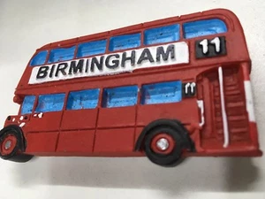 Birmingham Landmarks - imán para nevera de autobús en relieve de recuerdo - Imagen 1 de 3