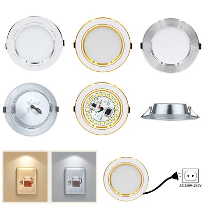 Downlight LED Redondo Empotrado Luz de Techo 5W-18W Blanco Cálido 3000K Foco Foto 1 de 4