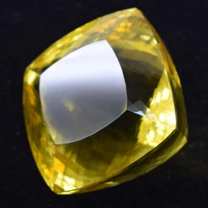 Big Size Natural Cushion Cut Citrine 837 Ct EGL Certified Yellow Gemstone - Picture 1 of 23