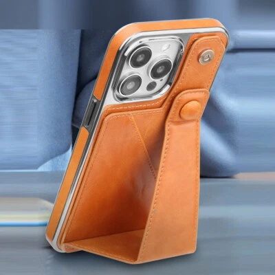 Shockproof Leather Case For iPhone 15 14 13 12 Pro Max Multi Card Holder Cover - Image 1 of 4