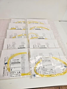 Lot of 10 Commscope FDWLCLC42-JXM002 Jumper PLENM TX 1.6MM DPLX LC/LC M002 WH-3 - Picture 1 of 2