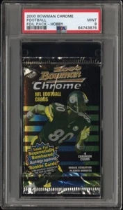 2000 Bowman Chrome Football Graded Hobby Pack PSA 9 Mint Tom Brady Rookie Year!! - Picture 1 of 2